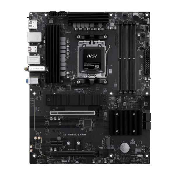 MSI PRO B850-S WIFI6E, Sockel AM5, AMD B850, DDR5, ATX
