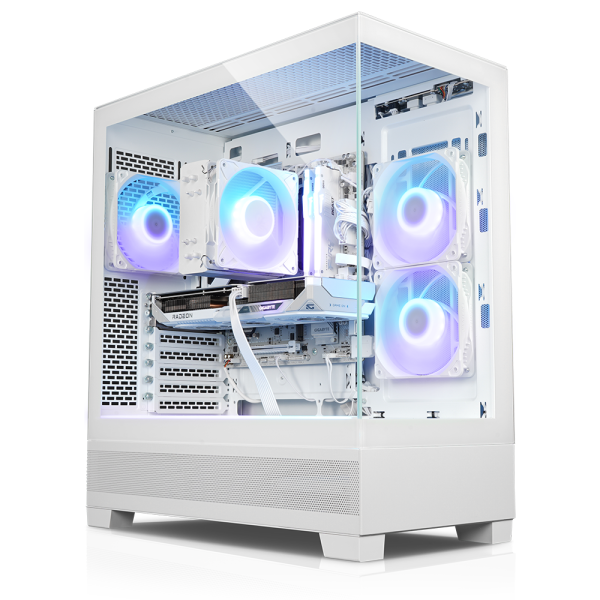 GAMING PC SHIRO X3 | AMD Ryzen 5 7800X3D | RX 9060 XT | 32GB DDR5 | 1TB NVMe | WIN 11