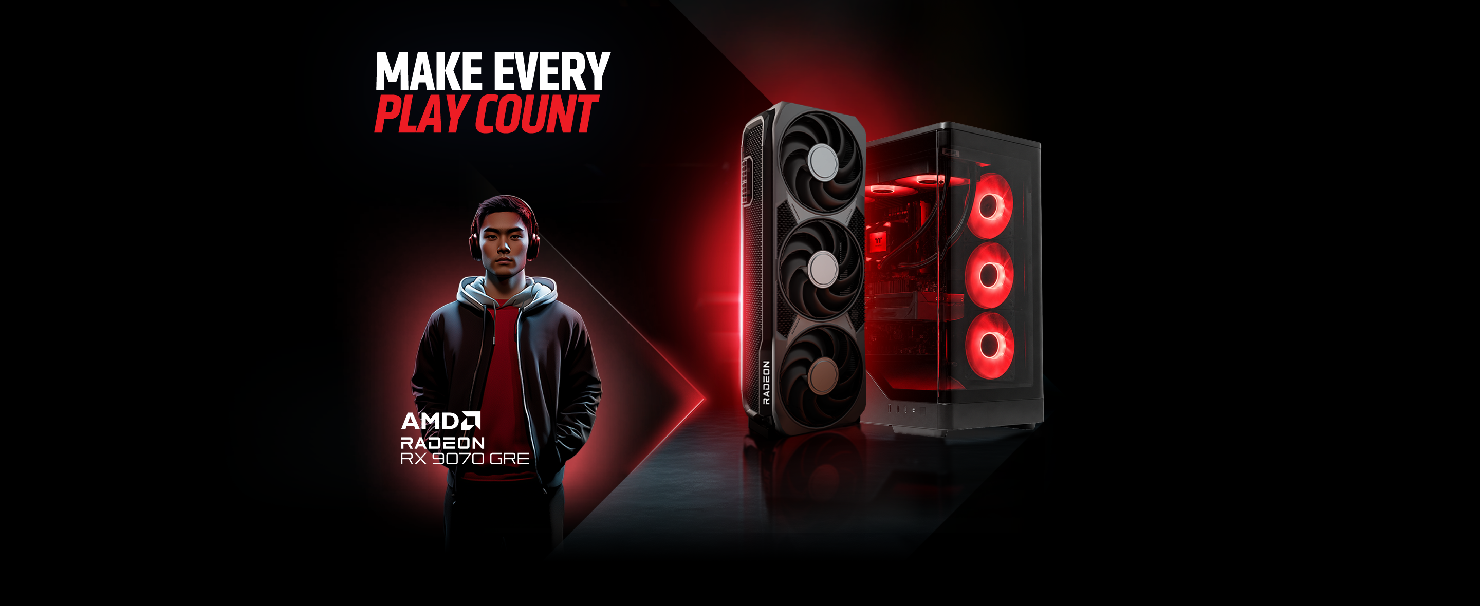 Gaming PC mit RX 9070 GRE